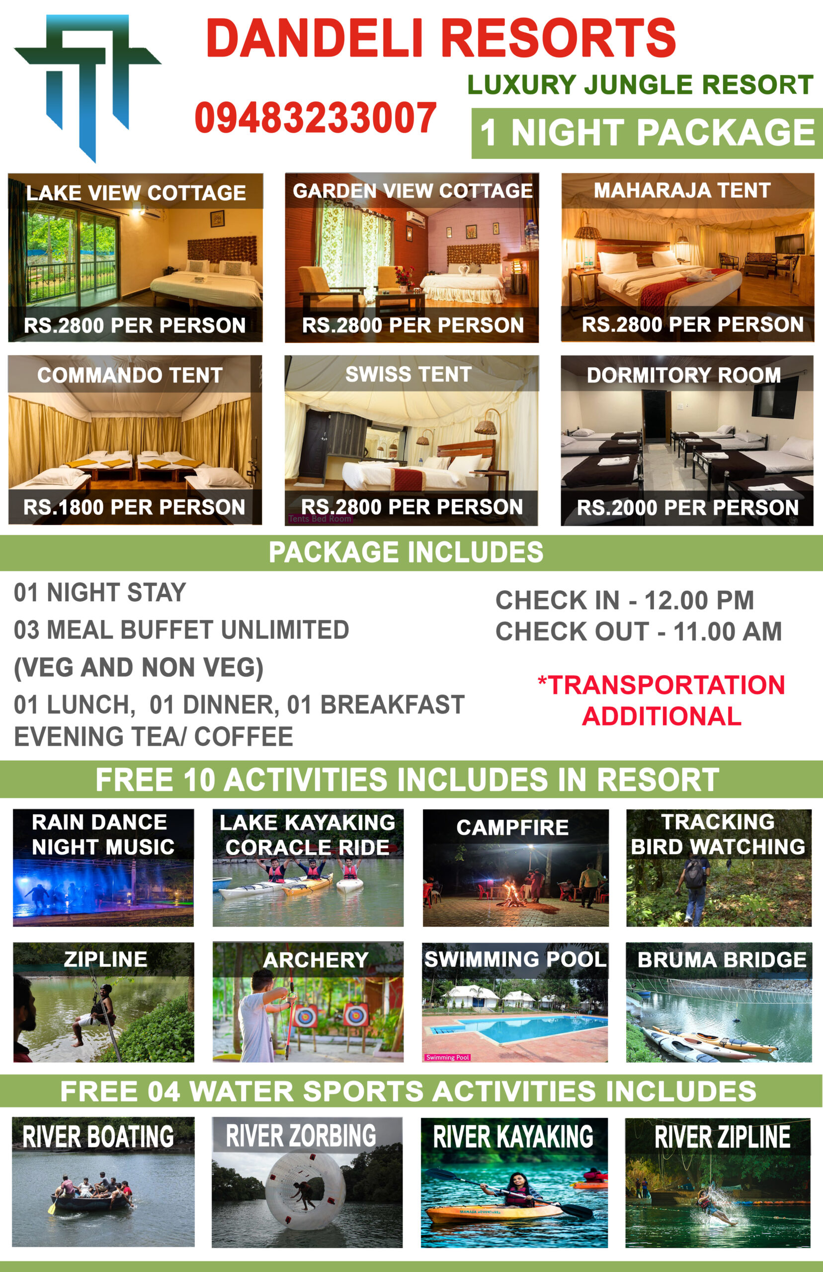 CENTURY dandeli packages